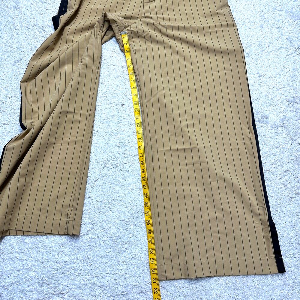 La Ligne x Target Tuxedo Pinstripe Wide Leg Trouser High Rise Dark Academia 1X - Picture 6 of 10